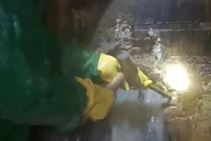 朔州消防水池堵漏施工视频